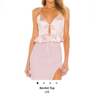 LPA Bardot Top. Size S. Pink